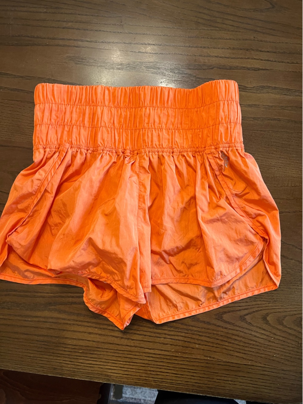 Free People Orange Athletic Shorts